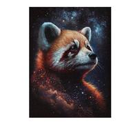 Rompecabezas 1000pcs(52x38cm) Para Adolescentes Cosmic Red Panda Art Print-12 Rompecabezas Para Adultos Juegos Relajantes Pero Divertidos Y Humorísticos Desafiantes De Completar 1000pcs(52x38cm)