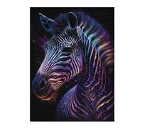 Rompecabezas 1000pcs(52x38cm) Para Adolescentes Cosmic Zebra Art Print Rompecabezas Para Adultos Juegos Relajantes Pero Divertidos Y Humorísticos Desafiantes De Completar 1000pcs(52x38cm)