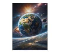 Rompecabezas 1000pcs(52x38cm) Para Adolescentes Earth from Space A Cosmic View Rompecabezas Juegos Divertidos Regalos De Decoración Perfectos Para Amigos Y Familiares 1000pcs(52x38cm)