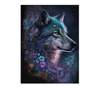 Rompecabezas 1000pcs(52x38cm) Para Adolescentes Enchanted Wolf Fantasy Art Print -1 Rompecabezas Para Adultos Juegos Familiares Regalo De Cumpleaños Desafío Educativo 1000pcs(52x38cm)