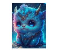 Rompecabezas 1000pcs(52x38cm) Para Adolescentes Fantasy Cute Baby Dragon Art Print Rompecabezas Para Adultos Juegos Relajantes Pero Divertidos Y Humorísticos Desafiantes De Completar 1000pcs(52x38cm)