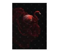 Rompecabezas 1000pcs(52x38cm) Para Adolescentes Flamingo Red Rose Art Rompecabezas Juegos Divertidos Regalos De Decoración Perfectos Para Amigos Y Familiares 1000pcs(52x38cm)
