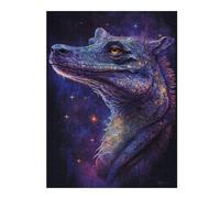 Rompecabezas 1000pcs(52x38cm) Para Adolescentes Galactic Crocodile Art Print-8 Rompecabezas Para Adultos Juegos Familiares Regalo De Cumpleaños Desafío Educativo 1000pcs(52x38cm)