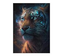 Rompecabezas 1000pcs(52x38cm) Para Adolescentes Galactic Tiger Portrait-19 Rompecabezas Para Adultos Juegos Relajantes Pero Divertidos Y Humorísticos Desafiantes De Completar 1000pcs(52x38cm)