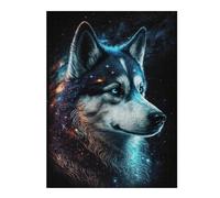 Rompecabezas 1000pcs(52x38cm) Para Adolescentes Galactic Wolf Portrait -11 Rompecabezas Para Adultos Juegos Familiares Regalos De Cumpleaños Para Amigos Y Familiares 1000pcs(52x38cm)