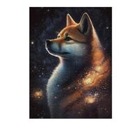 Rompecabezas 1000pcs(52x38cm) Para Adolescentes Galactic Wolf Portrait -40 Rompecabezas Para Adultos Juegos Relajantes Pero Divertidos Y Humorísticos Desafiantes De Completar 1000pcs(52x38cm)