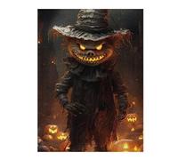 Rompecabezas 1000pcs(52x38cm) Para Adolescentes Halloween Pumpkin Scarecrow Horror Rompecabezas Para Adultos Juegos Familiares Regalo De Cumpleaños Desafío Educativo 1000pcs(52x38cm)