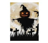 Rompecabezas 1000pcs(52x38cm) Para Adolescentes Halloween Scarecrow Moon Wallpaper Rompecabezas Para Adultos Juegos Relajantes Pero Divertidos Y Humorísticos Desafiantes De Completar 1000pcs(52x38cm)