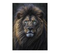 Rompecabezas 1000pcs(52x38cm) Para Adolescentes King of The Jungle Lion Rompecabezas Juegos Divertidos Regalos De Decoración Perfectos Para Amigos Y Familiares 1000pcs(52x38cm)