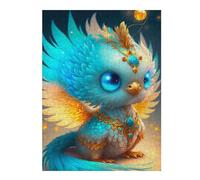 Rompecabezas 1000pcs(52x38cm) Para Adolescentes Magical Fantasy Bird Plush Toy Rompecabezas Juegos Divertidos Regalos De Decoración Perfectos Para Amigos Y Familiares 1000pcs(52x38cm)