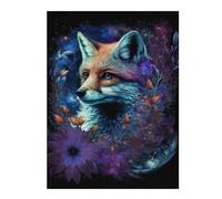Rompecabezas 1000pcs(52x38cm) Para Adolescentes Magical Fox Fantasy Art Print Rompecabezas Para Adultos Juegos Familiares Regalos De Cumpleaños Para Amigos Y Familiares 1000pcs(52x38cm)