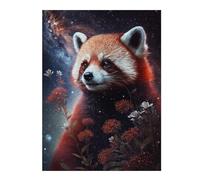 Rompecabezas 1000pcs(52x38cm) Para Adolescentes Red Panda in Space Garden Rompecabezas Para Adultos Juegos Familiares Regalos De Cumpleaños Para Amigos Y Familiares 1000pcs(52x38cm)
