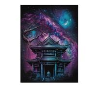 Rompecabezas 1000pcs(52x38cm) Para Adolescentes Serene Pagoda Under Celestial Sky Rompecabezas Para Adultos Juegos Familiares Regalos De Cumpleaños Para Amigos Y Familiares 1000pcs(52x38cm)