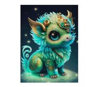 Rompecabezas 1000pcs(52x38cm) Para Adultos Fantasy Magical Creature Art Print-1 Rompecabezas Para Adultos Juegos Relajantes Regalos Para Mujeres Diversión En Casa Actividades, 1000pcs(52x38cm)