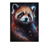 Rompecabezas 1000pcs(52x38cm) Para Adultos Red Panda Galaxy Art Print -1 Rompecabezas Para Adultos Juego Práctico Desafío Difícil Juego Desafiante Regalos 1000pcs(52x38cm)