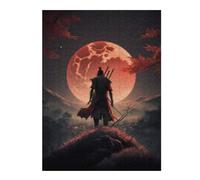 Rompecabezas 1000pcs(52x38cm) Para Adultos Samurai Moonlit Journey Rompecabezas Juguetes Antiestrés Decoración Del Hogar Ayuda A Ejercitar El Cerebro 1000pcs(52x38cm)