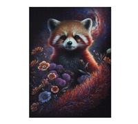 Rompecabezas 1000pcs(52x38cm) Red Panda with Flowers in Space Rompecabezas Para Adultos Juego De Ingenio Vacaciones En Casa Matar El Tiempo Oferta Como Regalo Para Toda La Familia 1000pcs(52x38cm)