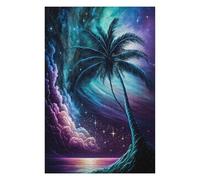 Rompecabezas 1000pcs(75x50cm) Galactic Palm Serenity Rompecabezas Para Adultos Juego De Ingenio Vacaciones En Casa Matar El Tiempo Oferta Como Regalo Para Toda La Familia 1000pcs(75x50cm)