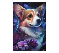 Rompecabezas 1000pcs(75x50cm) Magical Corgi with Flowers -1 Rompecabezas Para Adultos Juego De Ingenio Vacaciones En Casa Matar El Tiempo Oferta Como Regalo Para Toda La Familia 1000pcs(75x50cm)