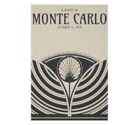 Rompecabezas 1000pcs(75x50cm) Para Adolescentes Art Deco Monte Carlo Poster Rompecabezas Para Adultos Juguetes Antiestrés Mejora La Memoria Es Ideal Como Regalo 1000pcs(75x50cm)