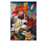 Rompecabezas 1000pcs(75x50cm) Para Adolescentes Colorful Lily Bouquet Painting Rompecabezas Para Adultos Juegos Familiares Regalos De Cumpleaños Para Amigos Y Familiares 1000pcs(75x50cm)