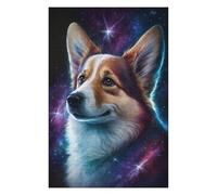 Rompecabezas 1000pcs(75x50cm) Para Adolescentes Cosmic Corgi Portrait-2 Rompecabezas Juegos Divertidos Regalos De Decoración Perfectos Para Amigos Y Familiares 1000pcs(75x50cm)
