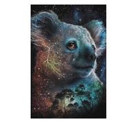 Rompecabezas 1000pcs(75x50cm) Para Adolescentes Cosmic Koala Celestial Forest Rompecabezas Juegos Divertidos Regalos De Decoración Perfectos Para Amigos Y Familiares 1000pcs(75x50cm)