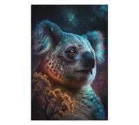Rompecabezas 1000pcs(75x50cm) Para Adolescentes Cosmic Koala Celestial Wildlife Art-1 Rompecabezas Para Adultos Juegos Familiares Regalo De Cumpleaños Desafío Educativo 1000pcs(75x50cm)