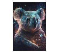 Rompecabezas 1000pcs(75x50cm) Para Adolescentes Cosmic Koala Celestial Wildlife Art Rompecabezas Juegos Divertidos Regalos De Decoración Perfectos Para Amigos Y Familiares 1000pcs(75x50cm)