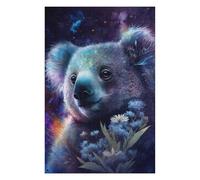 Rompecabezas 1000pcs(75x50cm) Para Adolescentes Cosmic Koala with Flowers Rompecabezas Para Adultos Juegos Familiares Regalos De Cumpleaños Para Amigos Y Familiares 1000pcs(75x50cm)