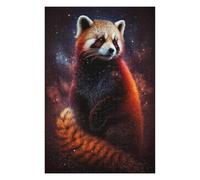 Rompecabezas 1000pcs(75x50cm) Para Adolescentes Cosmic Red Panda Art Print-14 Rompecabezas Para Adultos Juegos Familiares Regalo De Cumpleaños Desafío Educativo 1000pcs(75x50cm)
