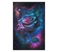 Rompecabezas 1000pcs(75x50cm) Para Adolescentes Cosmic Rose Fantasy Artwork Rompecabezas Para Adultos Juegos Relajantes Pero Divertidos Y Humorísticos Desafiantes De Completar 1000pcs(75x50cm)