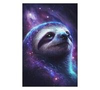 Rompecabezas 1000pcs(75x50cm) Para Adolescentes Cosmic Sloth Portrait-9 Rompecabezas Para Adultos Juegos Relajantes Pero Divertidos Y Humorísticos Desafiantes De Completar 1000pcs(75x50cm)
