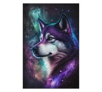 Rompecabezas 1000pcs(75x50cm) Para Adolescentes Cosmic Wolf Portrait-39 Rompecabezas Para Adultos Juegos Familiares Regalo De Cumpleaños Desafío Educativo 1000pcs(75x50cm)