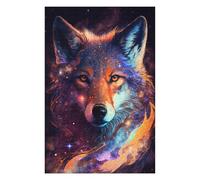 Rompecabezas 1000pcs(75x50cm) Para Adolescentes Cosmic Wolf Portrait-51 Rompecabezas Para Adultos Juegos Familiares Regalos De Cumpleaños Para Amigos Y Familiares 1000pcs(75x50cm)