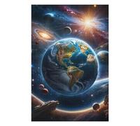 Rompecabezas 1000pcs(75x50cm) Para Adolescentes Explore Our Amazing Planet Earth Rompecabezas Juegos Divertidos Regalos De Decoración Perfectos Para Amigos Y Familiares 1000pcs(75x50cm)
