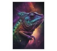 Rompecabezas 1000pcs(75x50cm) Para Adolescentes Galactic Lizard Art Print-18 Rompecabezas Juegos Divertidos Regalos De Decoración Perfectos Para Amigos Y Familiares 1000pcs(75x50cm)