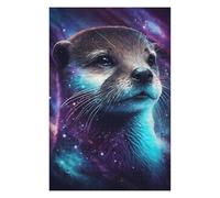 Rompecabezas 1000pcs(75x50cm) Para Adolescentes Galactic Otter Art Print Rompecabezas Juegos Divertidos Regalos De Decoración Perfectos Para Amigos Y Familiares 1000pcs(75x50cm)