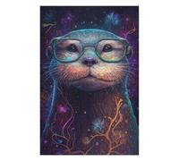 Rompecabezas 1000pcs(75x50cm) Para Adolescentes Galactic Otter Glasses Rompecabezas Juegos Divertidos Regalos De Decoración Perfectos Para Amigos Y Familiares 1000pcs(75x50cm)