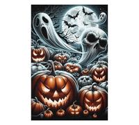 Rompecabezas 1000pcs(75x50cm) Para Adolescentes Halloween Ghosts And Pumpkins Rompecabezas Para Adultos Juegos Familiares Regalo De Cumpleaños Desafío Educativo 1000pcs(75x50cm)