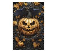 Rompecabezas 1000pcs(75x50cm) Para Adolescentes Halloween Pumpkin Artwork Rompecabezas Para Adultos Juegos Relajantes Pero Divertidos Y Humorísticos Desafiantes De Completar 1000pcs(75x50cm)