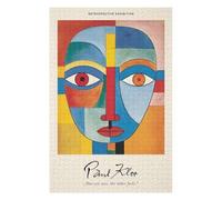 Rompecabezas 1000pcs(75x50cm) Para Adolescentes Paul Klee Colorful Face Rompecabezas Para Adultos Juguetes Antiestrés Mejora La Memoria Es Ideal Como Regalo 1000pcs(75x50cm)