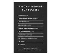 Rompecabezas 1000pcs(75x50cm) Para Adolescentes Tyson 10 Rules For Success Rompecabezas Para Adultos Juegos Familiares Regalo De Cumpleaños Desafío Educativo 1000pcs(75x50cm)