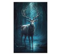 Rompecabezas 1000pcs(75x50cm) Para Adultos Deer In The Forest Rompecabezas Juguetes Antiestrés Decoración Del Hogar Ayuda A Ejercitar El Cerebro 1000pcs(75x50cm)