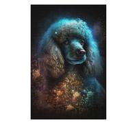 Rompecabezas 1000pcs(75x50cm) Para Adultos Galactic Poodle Portrait -1 Rompecabezas Para Adultos Juego Familiar Corte De Precisión Para Cumpleaños, Navidad 1000pcs(75x50cm)