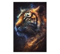 Rompecabezas 1000pcs(75x50cm) Para Adultos Galactic Tiger Portrait-27 Rompecabezas Para Adultos Juego Familiar Corte De Precisión Para Cumpleaños, Navidad 1000pcs(75x50cm)