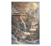 Rompecabezas 1000pcs(75x50cm) Para Adultos Golden Japanese Zen Haven Rompecabezas Para Adultos Juguetes De Bricolaje Vacaciones En Casa Matar El Tiempo Desafío Educativo 1000pcs(75x50cm)