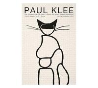 Rompecabezas 1000pcs(75x50cm) Para Adultos Paul Klee Line Art Cat Rompecabezas Juegos Relajantes Corte De Precisión Regalos Únicos Para Cumpleaños 1000pcs(75x50cm)