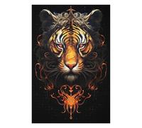 Rompecabezas 1000pcs(75x50cm) Para Adultos Ritual Tiger Rompecabezas Para Adultos Juego Práctico Desafío Difícil Juego Desafiante Regalos 1000pcs(75x50cm)