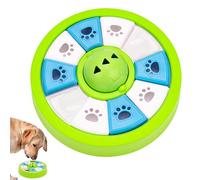 Rompecabezas de perros - juguetes de rompecabezas para perros, Trata interactiva Placa lenta | Ped Interactive Treat dispenser rompecabezas juguete enriquecimiento chillido para pequeñas 8.74x2.76 pul